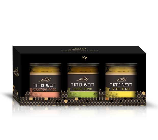 מארז צוף - טעימות הסדרה הקלאסית - דבש נגוהות